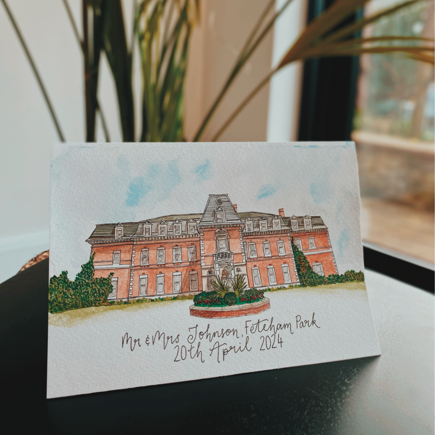 Bespoke Wedding Venue & Fave Places Illustration