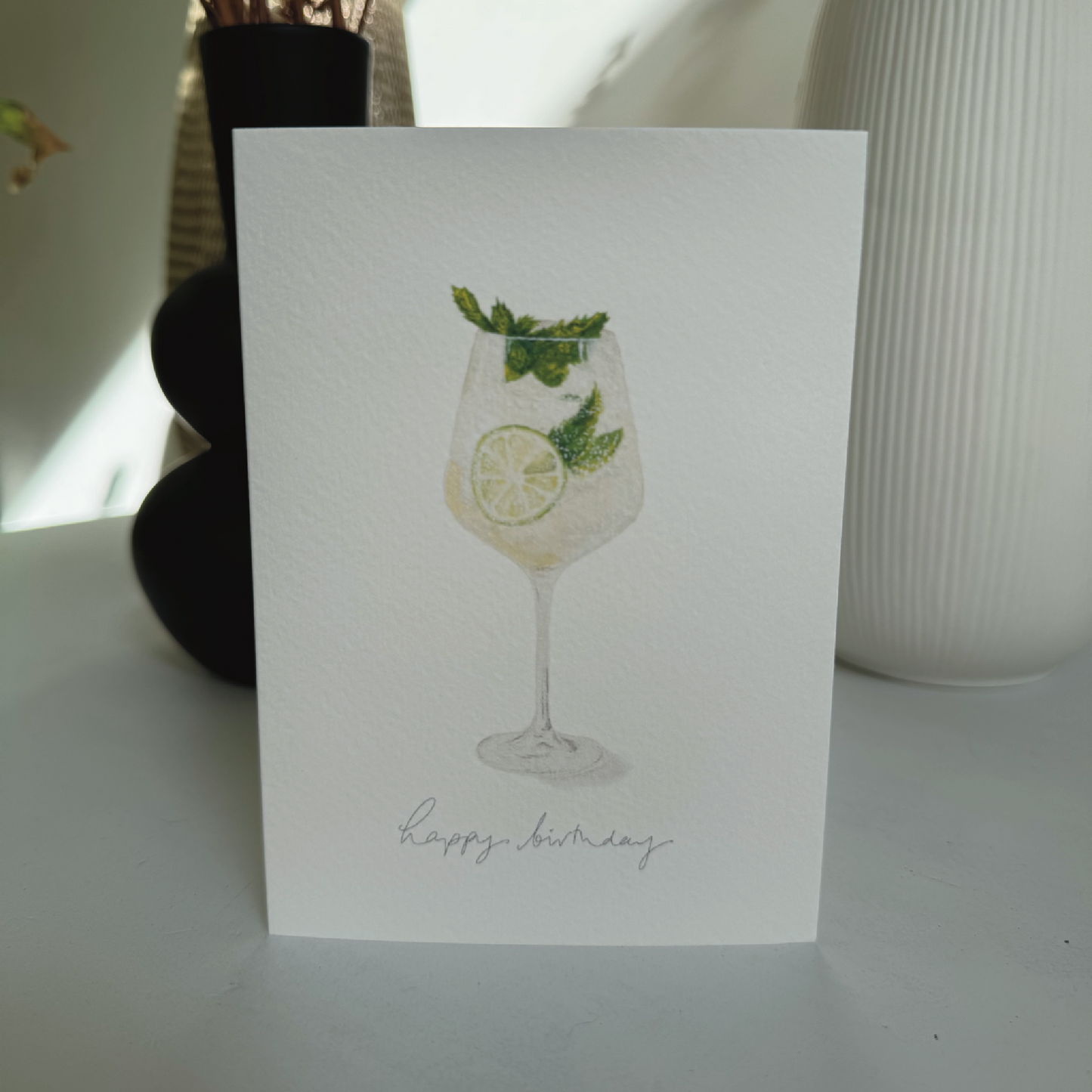 Hugo Spritz Happy Birthday A6 greeting card