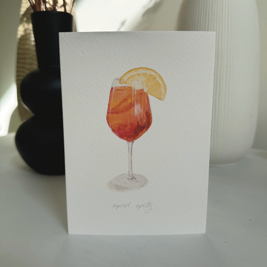 Aperol Spritz A6 greeting card