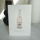 Chicken Wine A6 greeting card