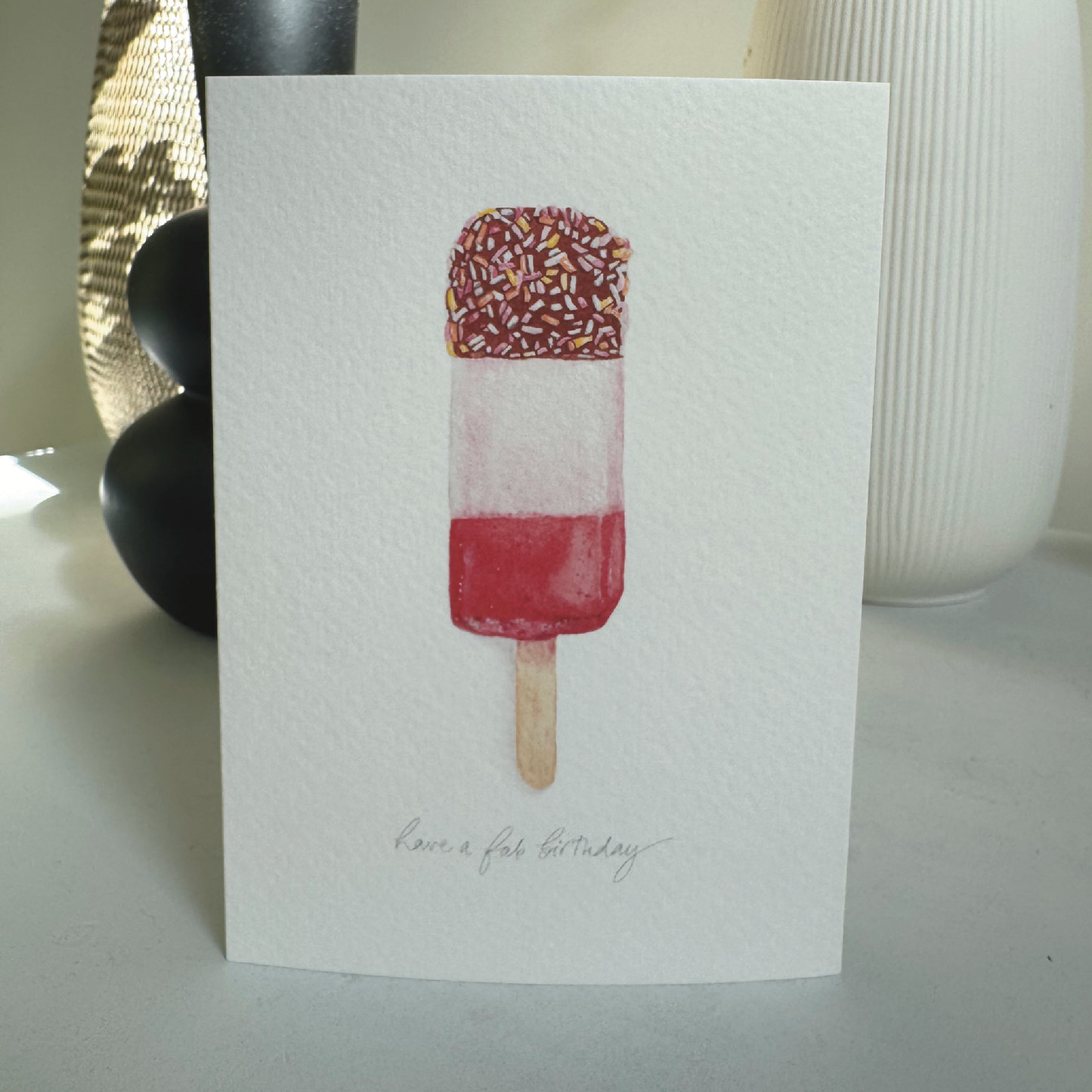 Have A Fab Birthday A6 greeting card